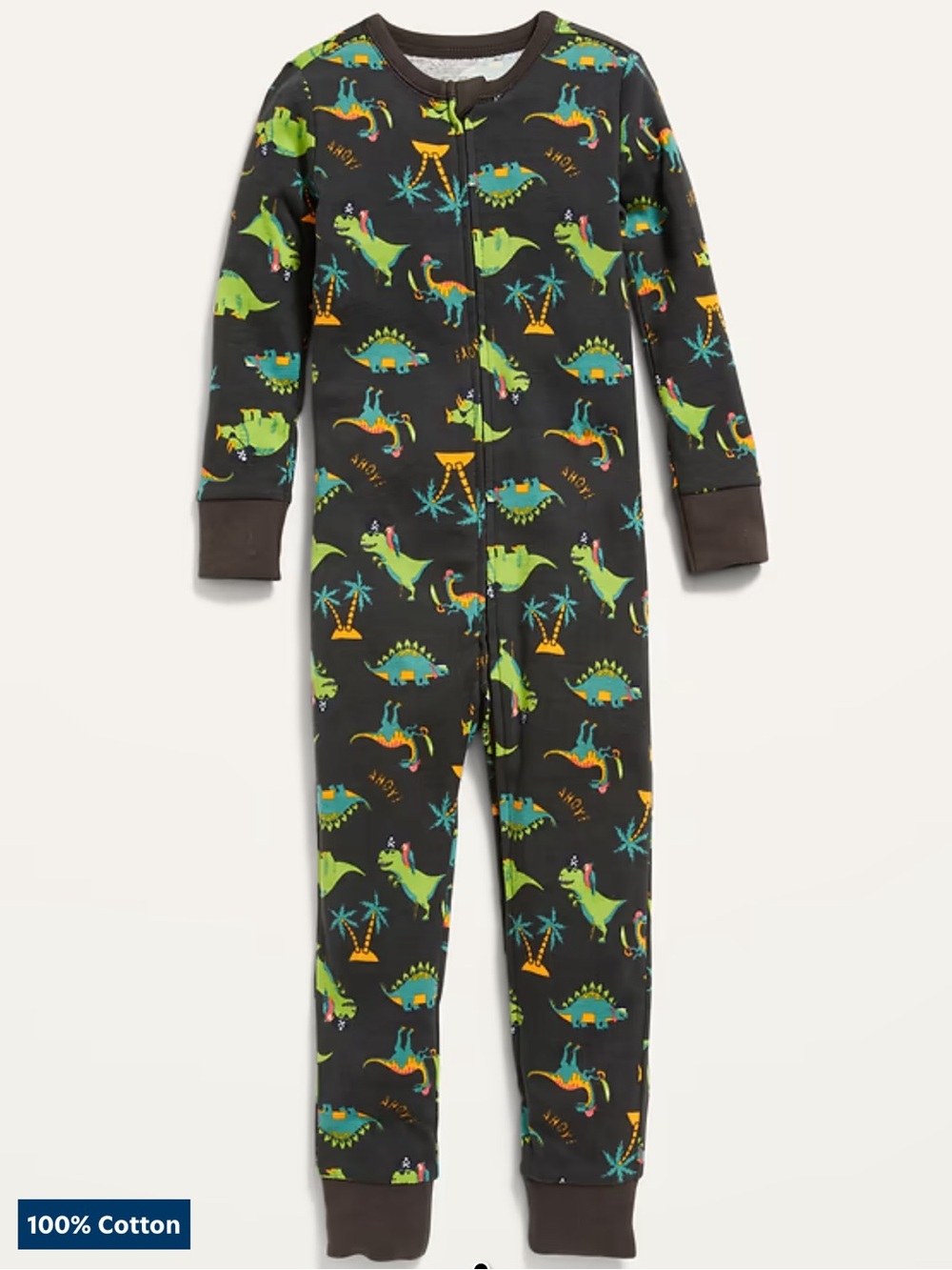 Old Navy 2-Way Zip-Up Printed Pajamas BNWT